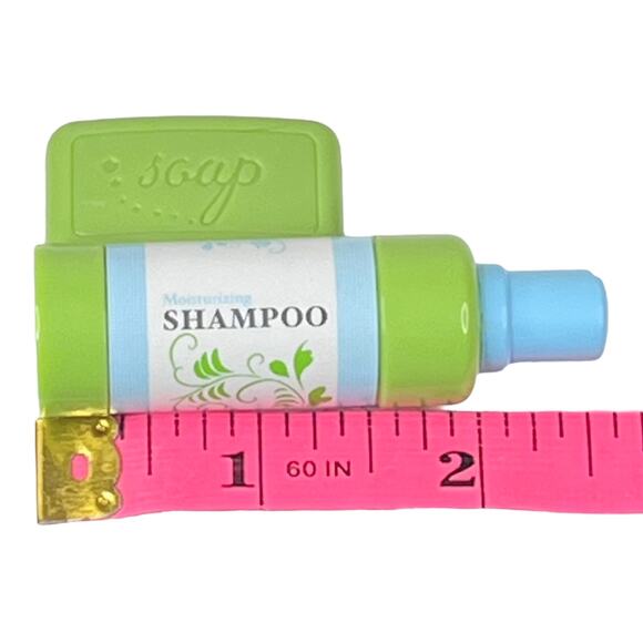 American Girl Bubble Bath SHAMPOO & SOAP Bar Doll Bathroom Accessories Set NIP - Picture 7 of 9